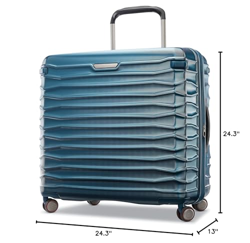 Samsonite Stryde 2 Hardside Expandable Luggage with Double Spinner Wheels, Large Glider, Deep Teal