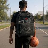 Summit Ridge Mesh Backpacks for Kids, Adults, School, Beach, and Travel, Colorful Transparent Mesh Backpacks with Padded Straps