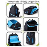 DEFIANT MIND Large Premium Basketball Bag, Backpack, For Elite Youth, Boys, Girls, For Shoes or Cleats, Water Bottles, School, also great for Volleyball, Soccer