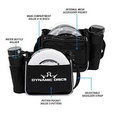 DYNAMIC DISCS Cadet Disc Golf Bag | Introductory Disc Golf Bag | Great for Beginners and Casual Disc Golf Rounds | Lightweight and Durable Frisbee Golf Bag | 10-12 Disc Capacity… (Black)