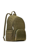 Kate Spade New York Womens Tilly Quilted Fabric Large Backpack, Oolong Green, One Size