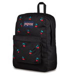 JanSport Superbreak Plus FX Backpack - Work, Travel, or Laptop Bag with Water Bottle Pocket - Surreal Sensations Black