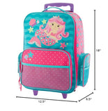 Stephen Joseph Kids Classic Rolling Luggage, Kids Luggage, Toddler Rolling Travel Carry On, Kids Suitcase with wheels,