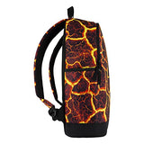 Hurley Unisex-Kids Graphic Backpack, Lava, One Size