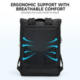 WeGear Gaming Laptop Backpack for 17 Inch, 360° Shock-Absorbing Protection,1680D Tough Fabric Gaming Backpack, Waterproof & Durable Gamer Bag, Multi-Compartment Computer Backpack for Men