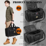 45L Large Duffle Bag for Men & Women - Military Tactical Gym Bag for Travel