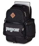 JanSport Seattle Pack – Durable Backpack with Main Compartment, Dual Water Bottle Pockets, Lined Laptop Sleeve, Black