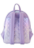 Loungefly BTS Logo Iridescent Purple Mini Backpack