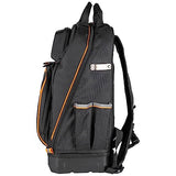 Klein Tools 62800BP Backpack Tool Bag, Tradesman Pro Extra-Large 40-Pocket Electrician Jobsite Backpack with Molded Bottom, Charging Port