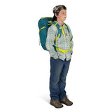 Osprey Jet 28L Kid's Hiking Backpack, Green Canopy