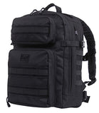 Rothco Fast Mover Tactical Backpack - Outdoor Hiking Pack for EDC Essential Gear (Black)