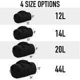 Rothco Heavy-Duty Canvas Shoulder Duffle Bag - Rugged Travel Gym Gear Equipment Bag, Olive Drab, 17 Inches