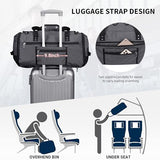 WITZMAN Duffle Bag for Men 3 in 1 Convertible 45L Nylon Gym Travel Backpack
