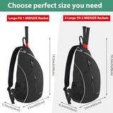 Ytonet Tennis Bag, Tennis Sling Backpack Crossbody for Men Women
