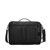 Fossil Men's Buckner Fabric Medium Convertible Travel Backpack and Briefcase Messenger Bag, Black, (Model: MBG9519001)