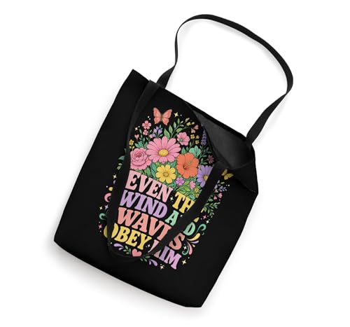 Even The Wind And Waves Obey Him Ocean Faith Tote Bag