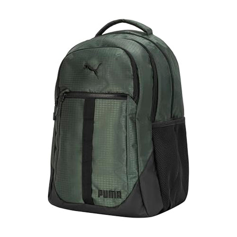 PUMA Strategy Ripstop Backpack with Padded Adjustable Straps, Laptop Sleeve & Water Bottle Pockets, Sycamore, One Size