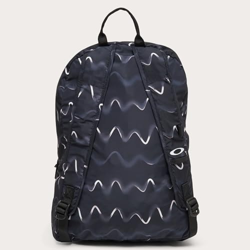 Oakley Unisex The Freshman Packable Recycled Backpack, Vanish Lines Black, One Size