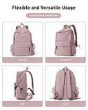 BJLFS Purple Backpack for Girls Women, Waterproof High School Bookbag, Lightweight Casual Travel Daypack,Classic Basic College Backpack, Middle School Bag for Teen Girls Boys Cute Back Pack