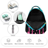 JXMZBUIRI Donut Print Backpack for Boys Girls Kids School Bookbag Drip Design Schoolbag for Sport Travel BackPack