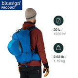 Osprey Kamber 20L Men's Backcountry Ski and Snowboard Backpack, Alpine Blue