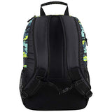 Eastsport Travel Skateboard Backpack Double Strap Laptop Bag Multi-Sport Design for Men and Women, Neon Yellow Blue Static Camo Black
