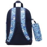 Jordan Unisex Backpack with Pencil Pouch, Light Blue Graphic Print