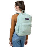 JanSport Cross Town Plus Remix Backpack - Padded Back Panel, Laptop Sleeve, and Front Pocket Organizer - Faded Sage Corduroy