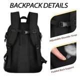 LARIPOP Basketball Backpack with Ball Compartment - Ventilated Shoe Pocket Fits US Size 15, Water Resistant 30L Sports Bag for Men Women Teen Athletes Practice Travel