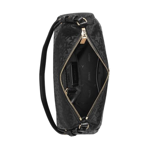 DKNY Women's Handbags Shoulder,jet black/black,1 size