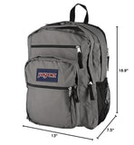 Jansport Large Capacity Big Student Backpack JS0A47JK 7H6 Casual Bag Side Pocket PC Compartment (Gray/F/Men's, Lady's) [Parallel Import]