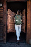 Revelry Supply Escort Smell Proof and Water Resistant Medium Size Travel Backpack (Green)