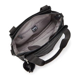 Kipling Womens Elysia Bag, Lightweight, Multi-compartment Magnetic Snap Pockets, Shoulder Crossbody Bag, Black Noir, 11.5 L X 9 H X 5 D US