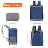 Insulated Cooler Backpack 30 Cans - Leak Proof Beer Backpack Lightweight Cooler Bag for Travel, Camping, Beach, Lunch (Blue)