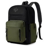 VASCHY School Backpack,Two Compartments Daypack Bookbag Schoolbag for High School Teen Boy Girls/College/Work/Men Bi-color