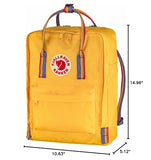 Fjällräven Kånken Rainbow Warm Yellow/Rainbow Pattern One Size - backpacks4less.com