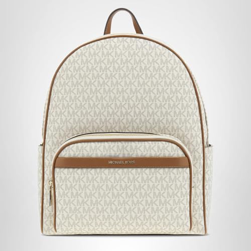 Michael Kors Bex Large Multi-Functional Backpack, Gold-Tone Hardware/Vanilla/Acorn