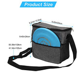 Windspeed Cadet Disc Golf Bag, Portable Waterproof Disc Golf Bag Starter with 10PCS Capacity for Women and Men (Grey)