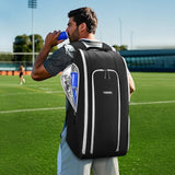 YOREPEK Football Bag Backpack for Youth with Shoe Pocket for Training Day