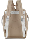 himawari Laptop Backpack for Women&Men Travel With USB Charging Port Large Business Bag Water Resistant College Computer Doctor (1881-Khaki, Regular)