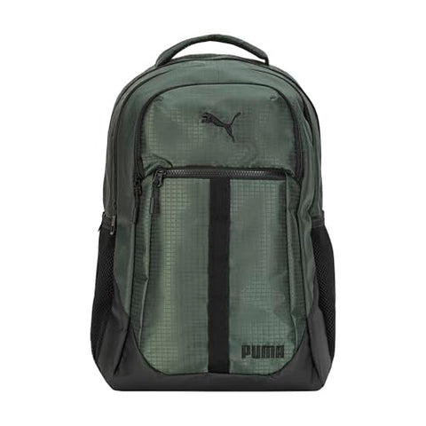 PUMA Strategy Ripstop Backpack with Padded Adjustable Straps, Laptop Sleeve & Water Bottle Pockets, Sycamore, One Size