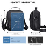 WITZMAN Crossbody Bag for Men Lightweight Man Purse Messenger Bag