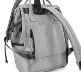 himawari 15.6" Laptop Backpack with USB Port - Waterproof Anti-Theft Nylon Bag for College, Travel & Commute for men & women (Black, Large)
