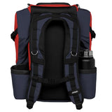 MVP Disc Sports Voyager Slim Backpack Disc Golf Bag (Red)