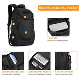 HUNTVP 25L Tactical Backpack Rucksack WR Tactical Assault Pack Military Bag (Black)