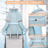 Big Student Laptop Backpack for Teen Girls & College Women - Large High School Bookbag, Ergonomic Travel Daypack, Water-Resistant, Sturdy School Bag