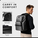 TUMI - Alpha Bravo Search Backpack - Laptop Backpack for Men & Women - Backpack for Work & Travel - 17.0" X 14.0" X 8.3" - Charcoal