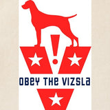 CafePress American Vizsla Obey The V Tote Bag Reusable Natural Beige Canvas Shopping Bag