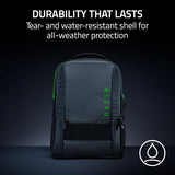 Razer Rogue V4 16" Gaming Laptop Backpack — Tear & Water Resistant Exterior, Shockproof Sleeve Fits Up to 16 inch Laptops, Ergonomic Comfort, Made with Recycled Material, Padded Shoulder Straps