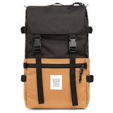 Topo Designs Rover Pack Classic Backpack - Daily Daypack for Commutes, Day Trips, Hikes, Iconic Denver Design, PFAS-Free, Fair Trade (Khaki/Black)